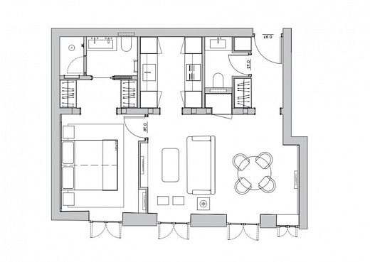 Calle de Castelló — pied-à-terre مثالي في الميل الذهبي — 25