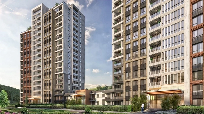 High-quality project with rich infrastructure in the sought-after part of Istanbul