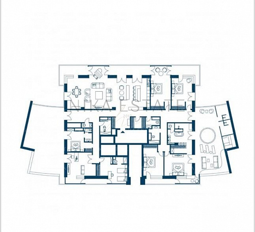 6-room apartment, 404 m² — 9
