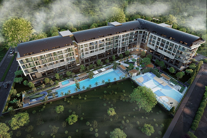 High-quality project with a rich infrastructure in the most sought-after location of Antalya