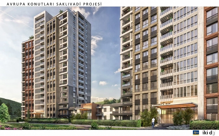 High-quality project with rich infrastructure in the sought-after part of Istanbul
